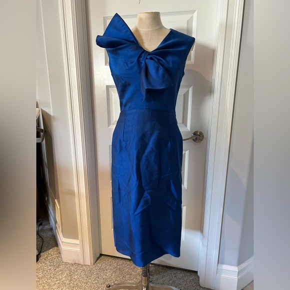Greta Constantine custom order Silfit dress size M in cobalt. - Picture 2 of 8